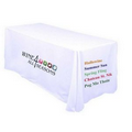 8' Print Cut Tablecloth w/Out Imprint Pricing